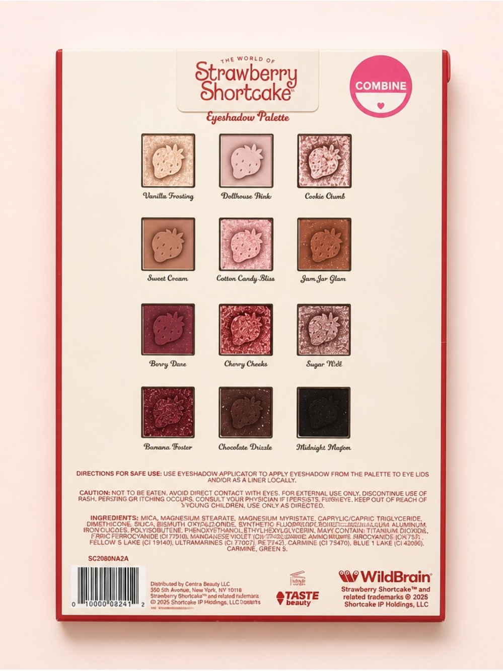 Strawberry Shortcake Eyeshadow Palette 12 Color Makeup Palette New Sealed - Picture 4 of 4
